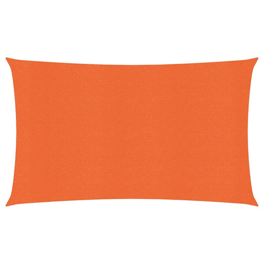 vidaXL Voile d'ombrage 160 g/m² rectangulaire orange 4x7 m PEHD