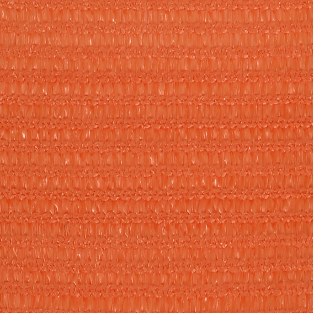 vidaXL Voile d'ombrage 160 g/m² rectangulaire orange 4x7 m PEHD