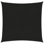 vidaXL Voile d'ombrage 160 g/m² Noir 5x5 m PEHD