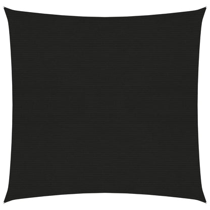 vidaXL Voile d'ombrage 160 g/m² Noir 7x7 m PEHD