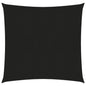 vidaXL Voile d'ombrage 160 g/m² Noir 7x7 m PEHD