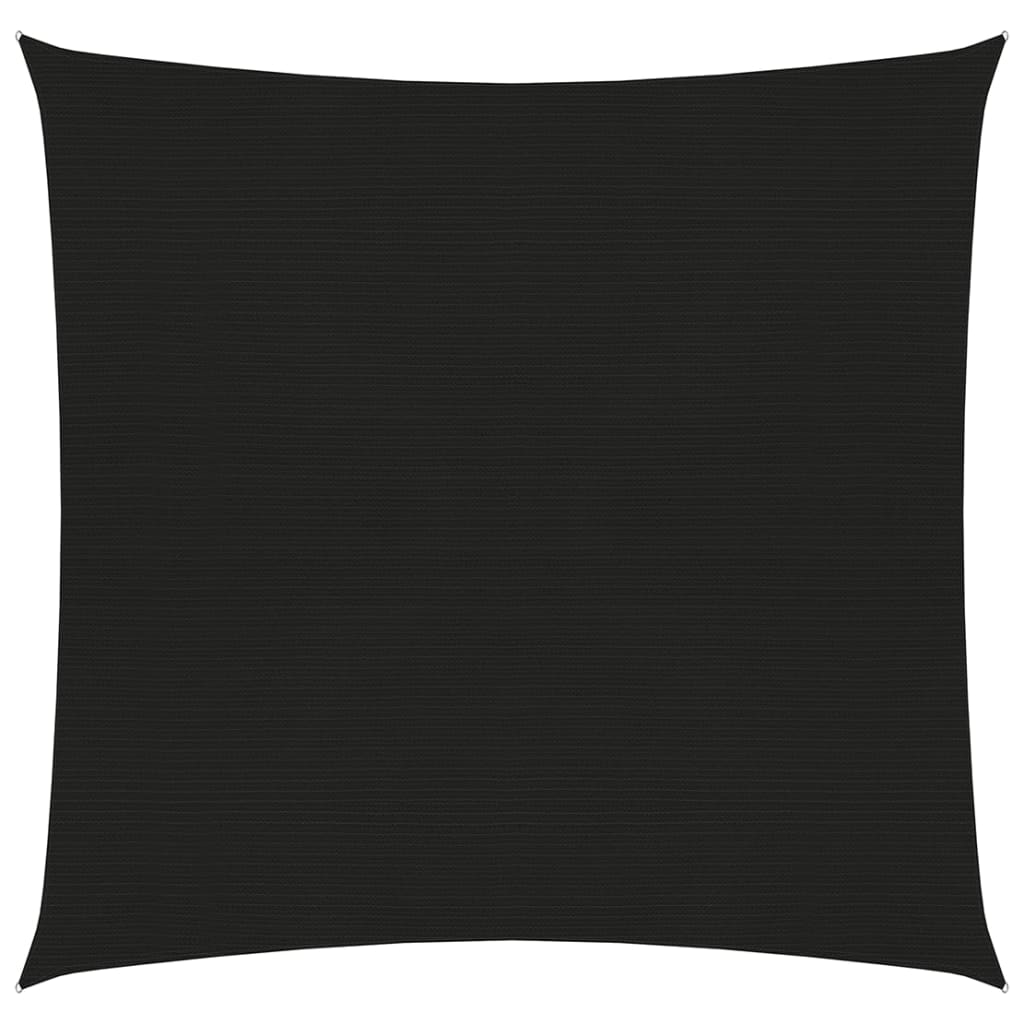 vidaXL Voile d'ombrage 160 g/m² Noir 2,5x3 m PEHD