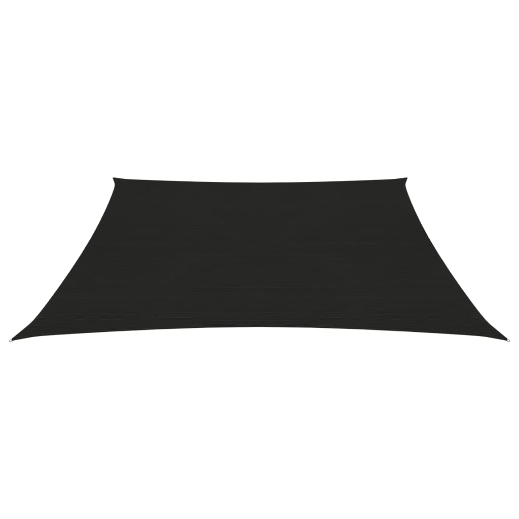 vidaXL Voile d'ombrage 160 g/m² Noir 2,5x3 m PEHD