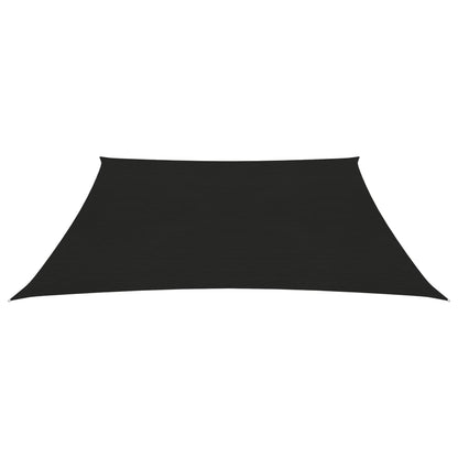 vidaXL Voile d'ombrage 160 g/m² Noir 2,5x3 m PEHD