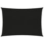 vidaXL Voile d'ombrage 160 g/m² Noir 2,5x3,5 m PEHD
