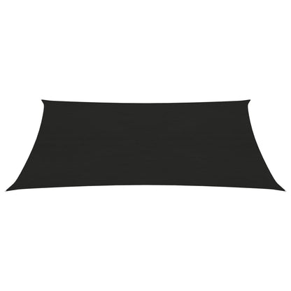 vidaXL Voile d'ombrage 160 g/m² Noir 4x5 m PEHD
