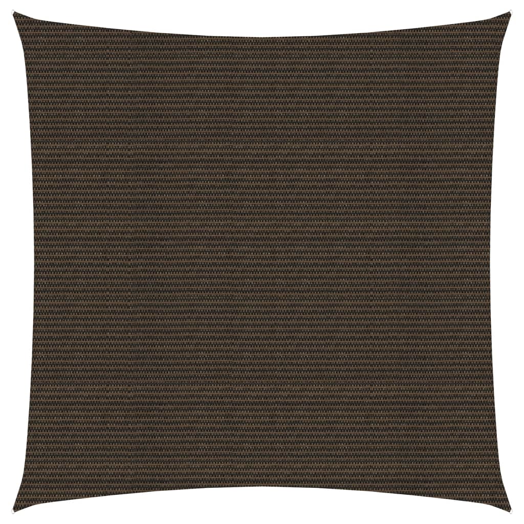 vidaXL Voile d'ombrage 160 g/m² Marron 2,5x2,5 m PEHD