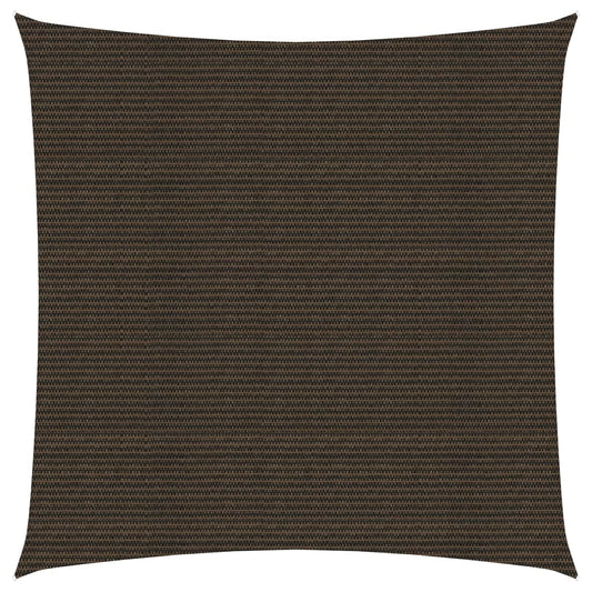 vidaXL Voile d'ombrage 160 g/m² Marron 2,5x2,5 m PEHD