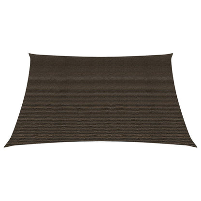 vidaXL Voile d'ombrage 160 g/m² Marron 2,5x2,5 m PEHD