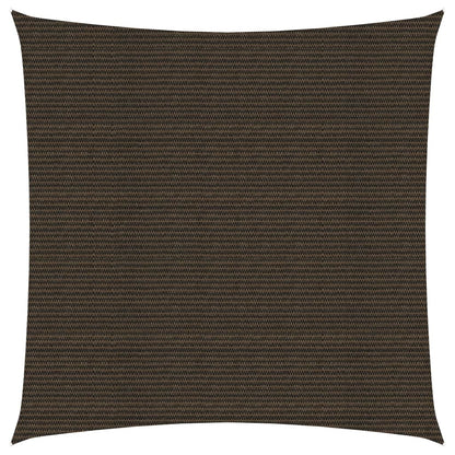 vidaXL Voile d'ombrage 160 g/m² Marron 3x3 m PEHD