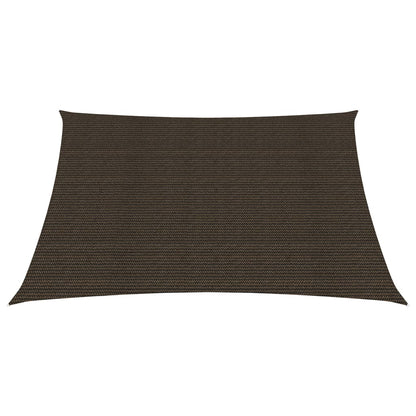 vidaXL Voile d'ombrage 160 g/m² Marron 3x3 m PEHD
