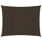 vidaXL Voile d'ombrage 160 g/m² Marron 2x3 m PEHD