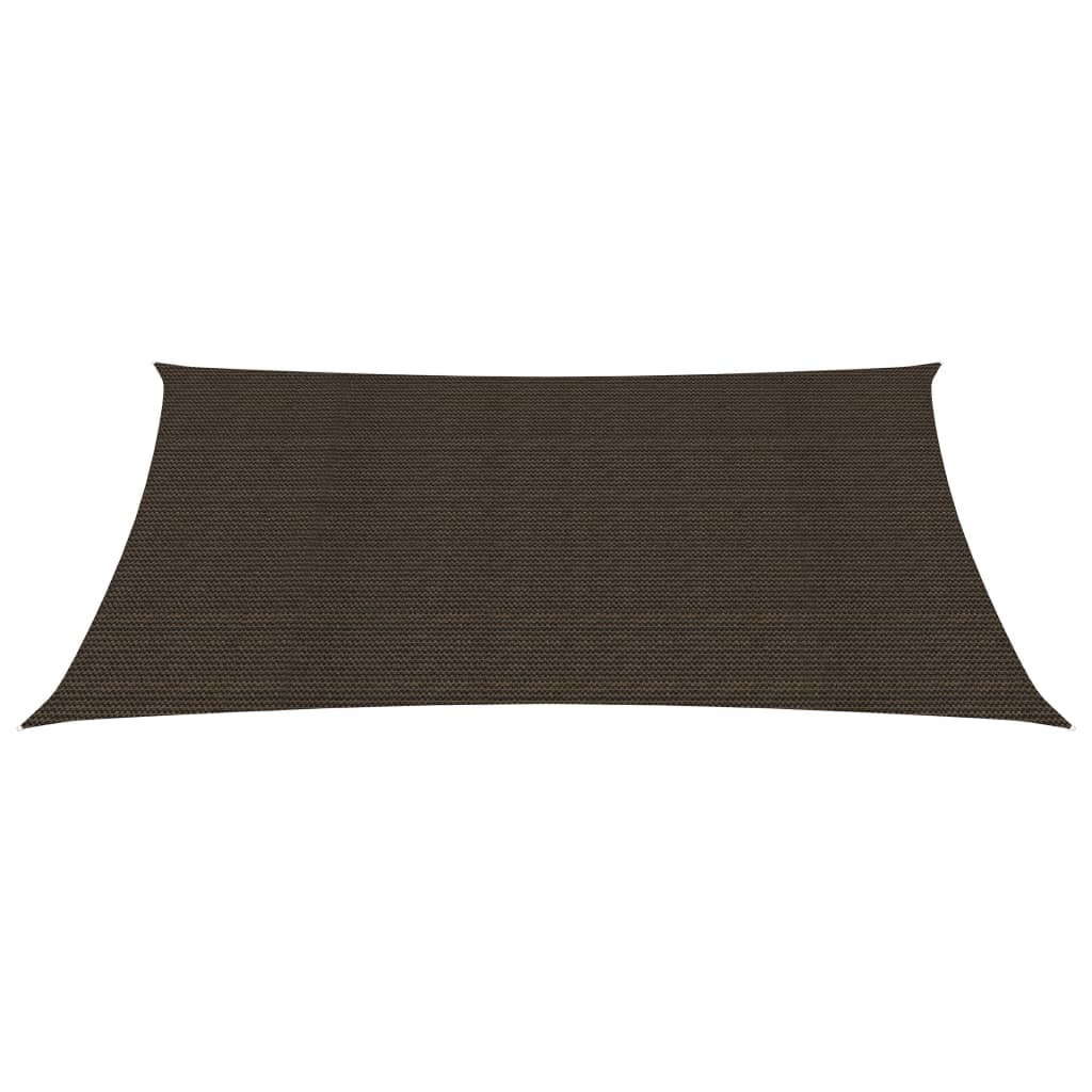 vidaXL Voile d'ombrage 160 g/m² Marron 2x3 m PEHD