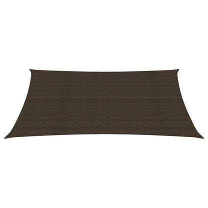 vidaXL Voile d'ombrage 160 g/m² Marron 2x3 m PEHD
