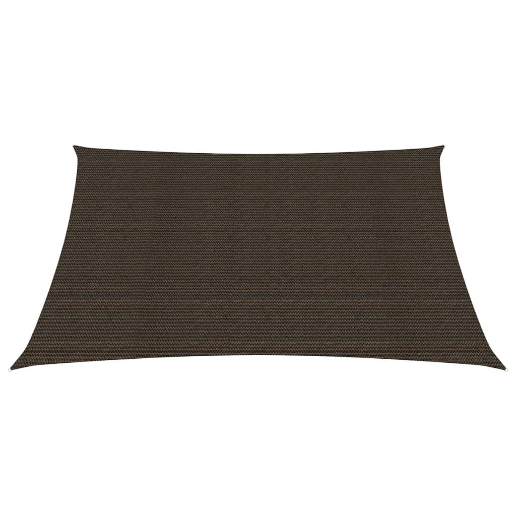 vidaXL Voile d'ombrage 160 g/m² Marron 2,5x3 m PEHD