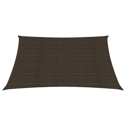 vidaXL Voile d'ombrage 160 g/m² Marron 2,5x3 m PEHD