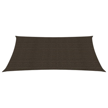 vidaXL Voile d'ombrage 160 g/m² Marron 2,5x3,5 m PEHD