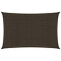 vidaXL Voile d'ombrage 160 g/m² Marron 3x5 m PEHD