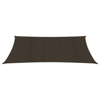 vidaXL Voile d'ombrage 160 g/m² Marron 3x5 m PEHD
