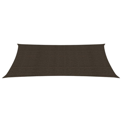 vidaXL Voile d'ombrage 160 g/m² Marron 3x6 m PEHD