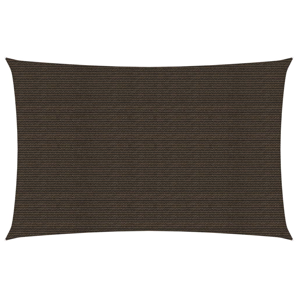 vidaXL Voile d'ombrage 160 g/m² Marron 5x7 m PEHD