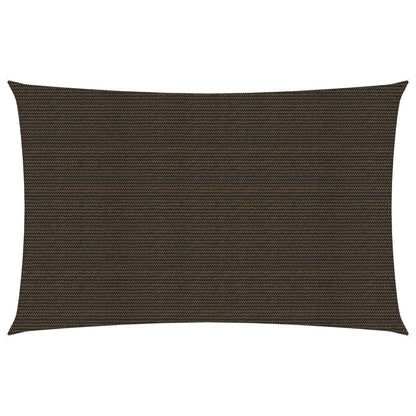 vidaXL Voile d'ombrage 160 g/m² Marron 5x7 m PEHD