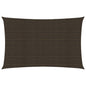 vidaXL Voile d'ombrage 160 g/m² Marron 5x7 m PEHD