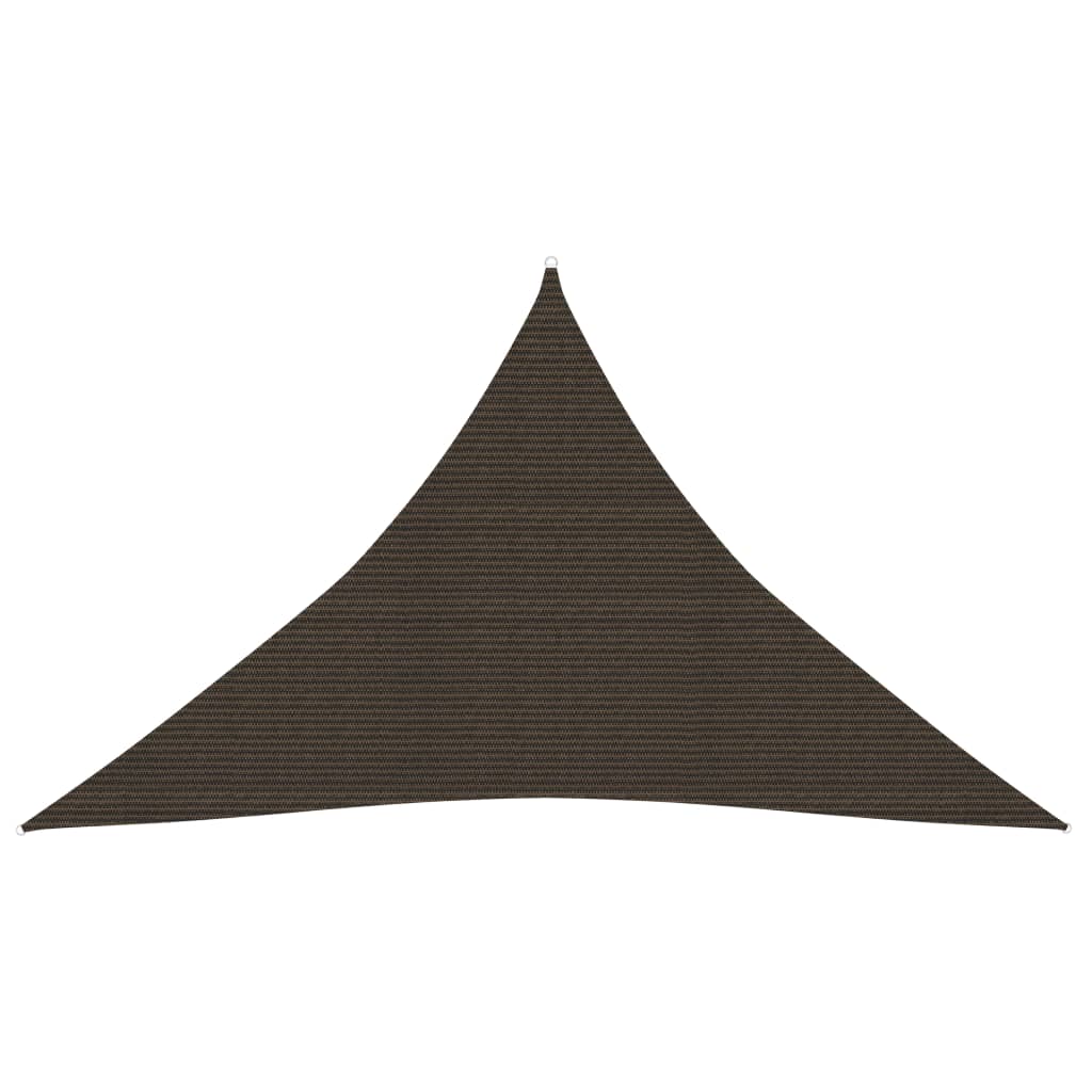 vidaXL Voile d'ombrage 160 g/m² Marron 4x4x5,8 m PEHD