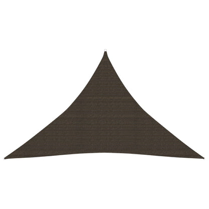 vidaXL Voile d'ombrage 160 g/m² Marron 4x4x5,8 m PEHD
