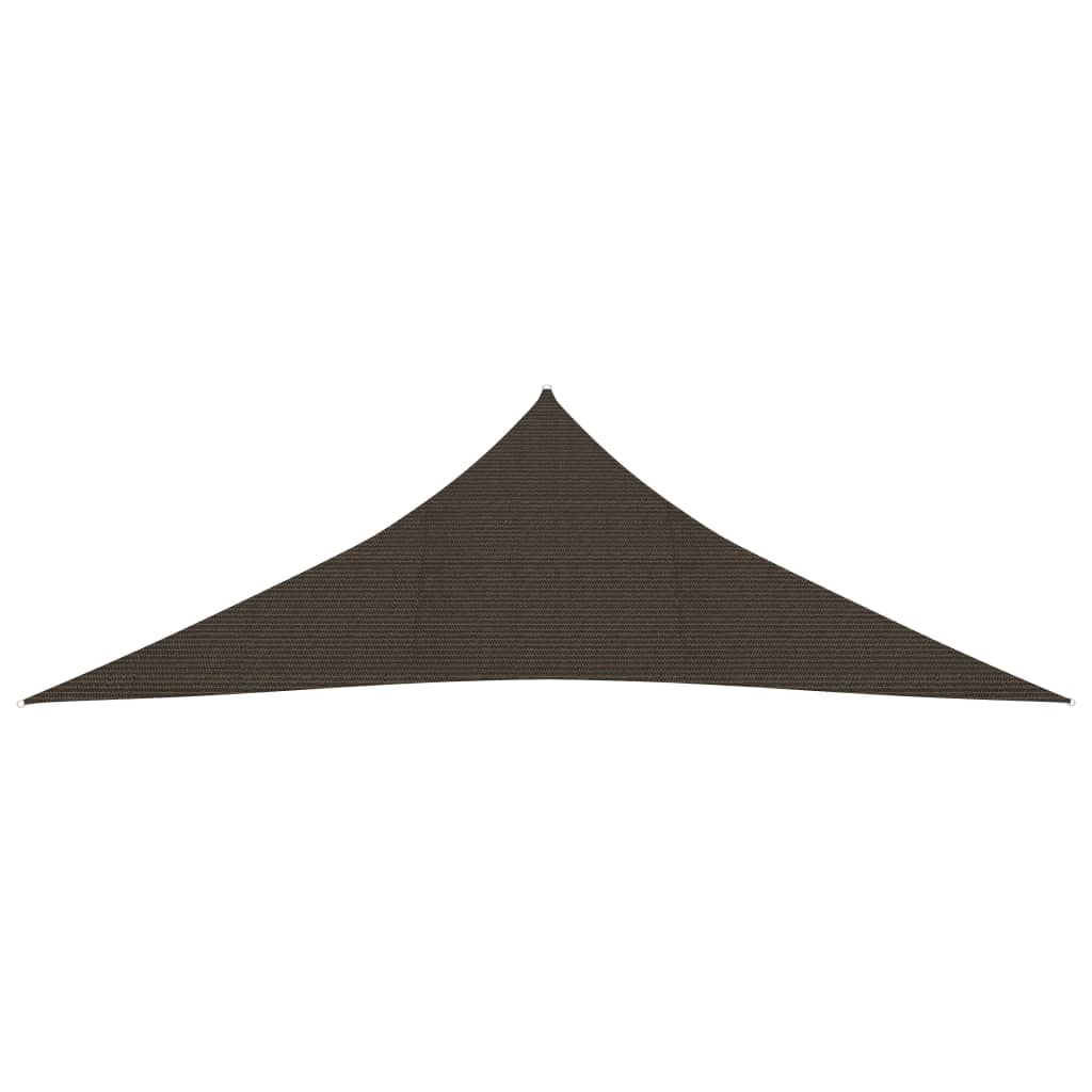 vidaXL Voile d'ombrage 160 g/m² Marron 4x4x5,8 m PEHD