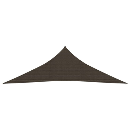 vidaXL Voile d'ombrage 160 g/m² Marron 4x4x5,8 m PEHD