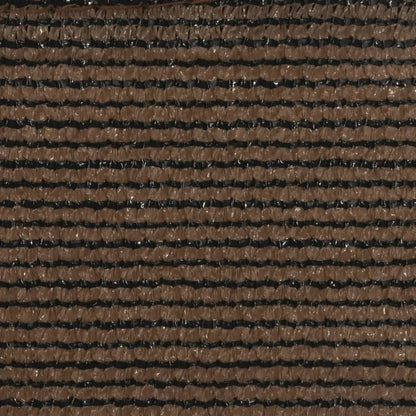 vidaXL Voile d'ombrage 160 g/m² Marron 4x4x5,8 m PEHD
