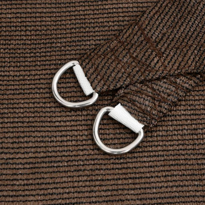vidaXL Voile d'ombrage 160 g/m² Marron 4/5x3 m PEHD