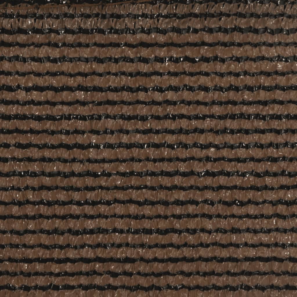 vidaXL Voile d'ombrage 160 g/m² Marron 4/5x3 m PEHD
