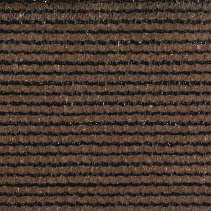 vidaXL Voile d'ombrage 160 g/m² Marron 4/5x3 m PEHD