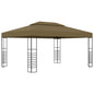vidaXL Chapiteau 3x4 m Taupe 180 g/m²