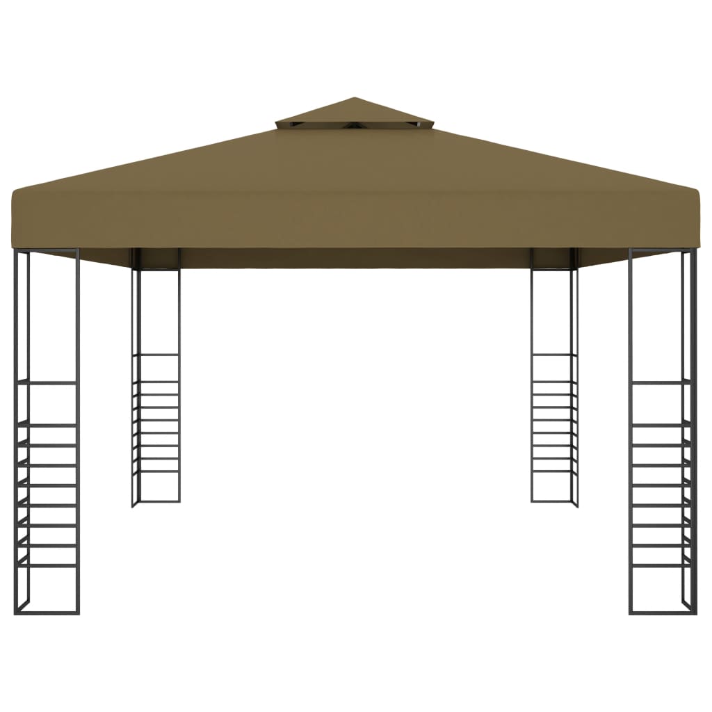 vidaXL Chapiteau 3x4 m Taupe 180 g/m²
