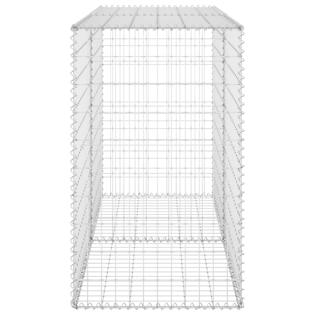 vidaXL Mur en gabion avec couvercles Acier galvanisé 150x60x100 cm