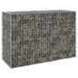 vidaXL Mur en gabion avec couvercles Acier galvanisé 150x60x100 cm