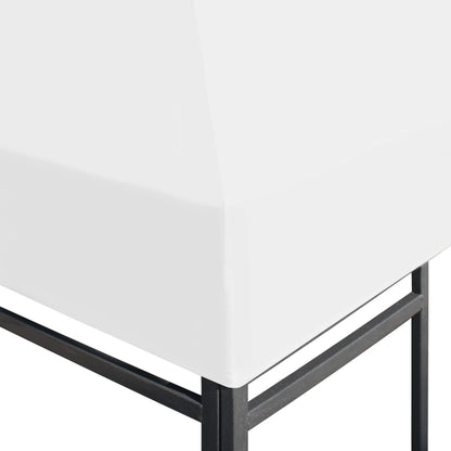 vidaXL Toile de toit de belvédère 270 g/m² 3x3 m Blanc