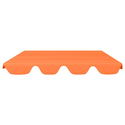 vidaXL Toit de rechange balançoire orange 188/168x145/110 cm