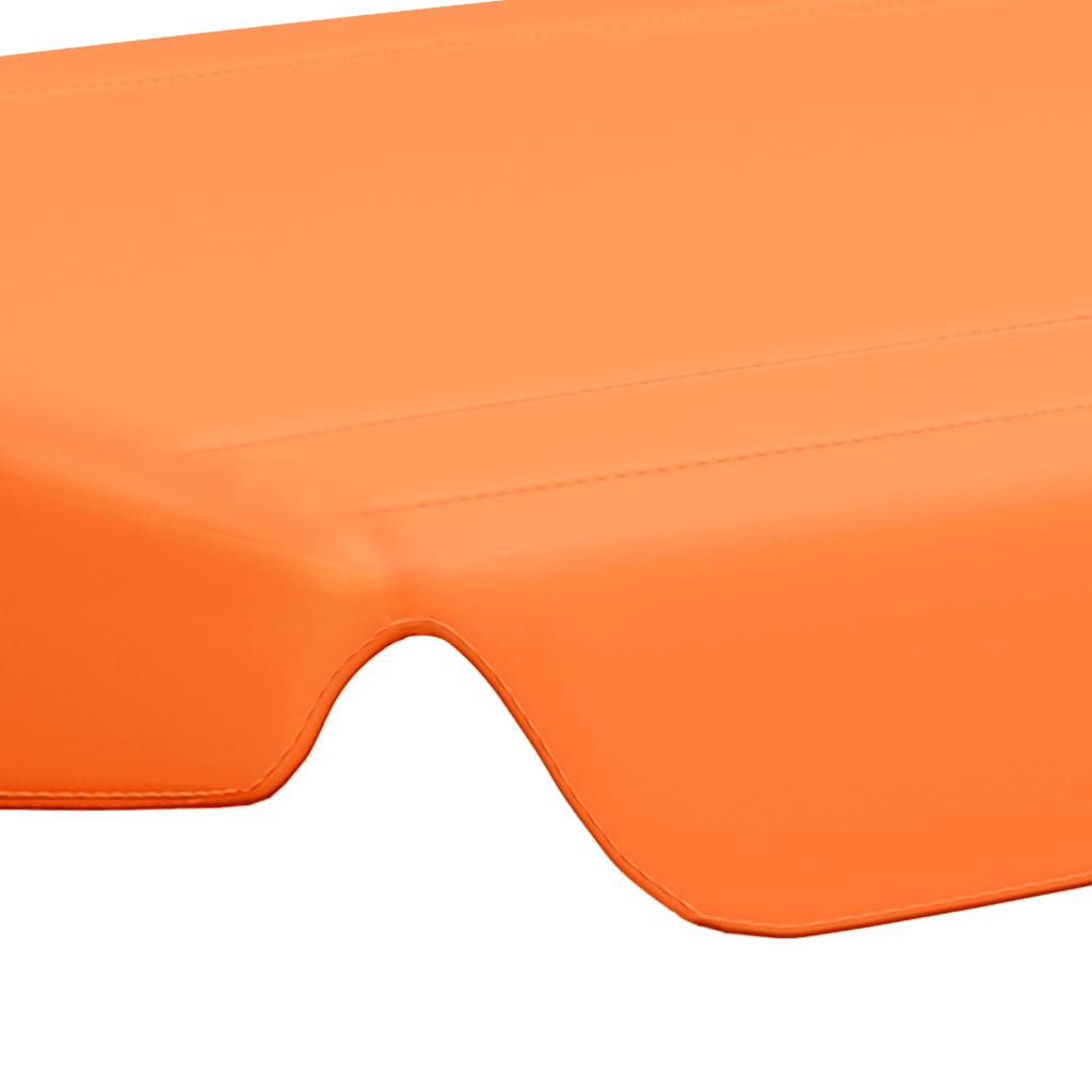 vidaXL Toit de rechange balançoire orange 188/168x145/110 cm