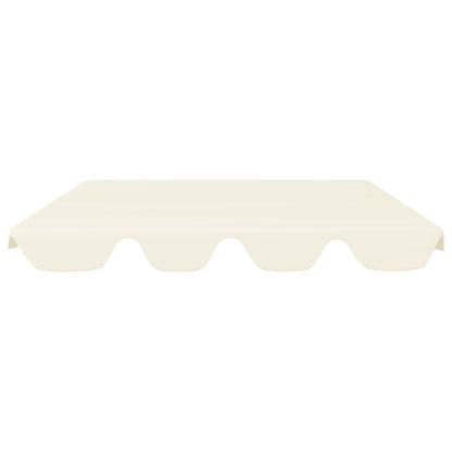 vidaXL Toit de rechange de balançoire crème 150/130x105/70 cm