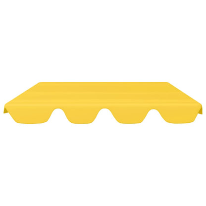 vidaXL Toit de rechange de balançoire Jaune 150/130x105/70 cm