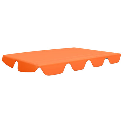 vidaXL Toit de rechange de balançoire orange 150/130x105/70 cm
