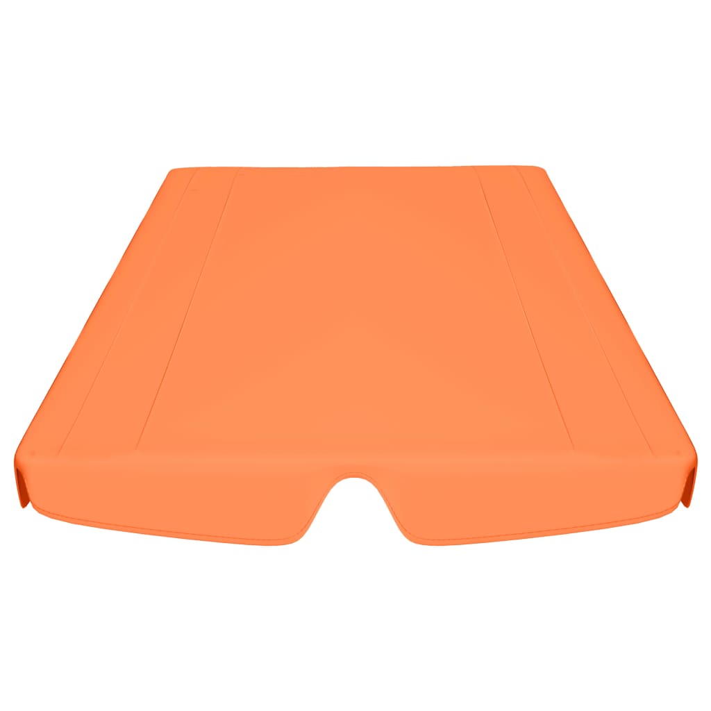 vidaXL Toit de rechange de balançoire orange 150/130x105/70 cm