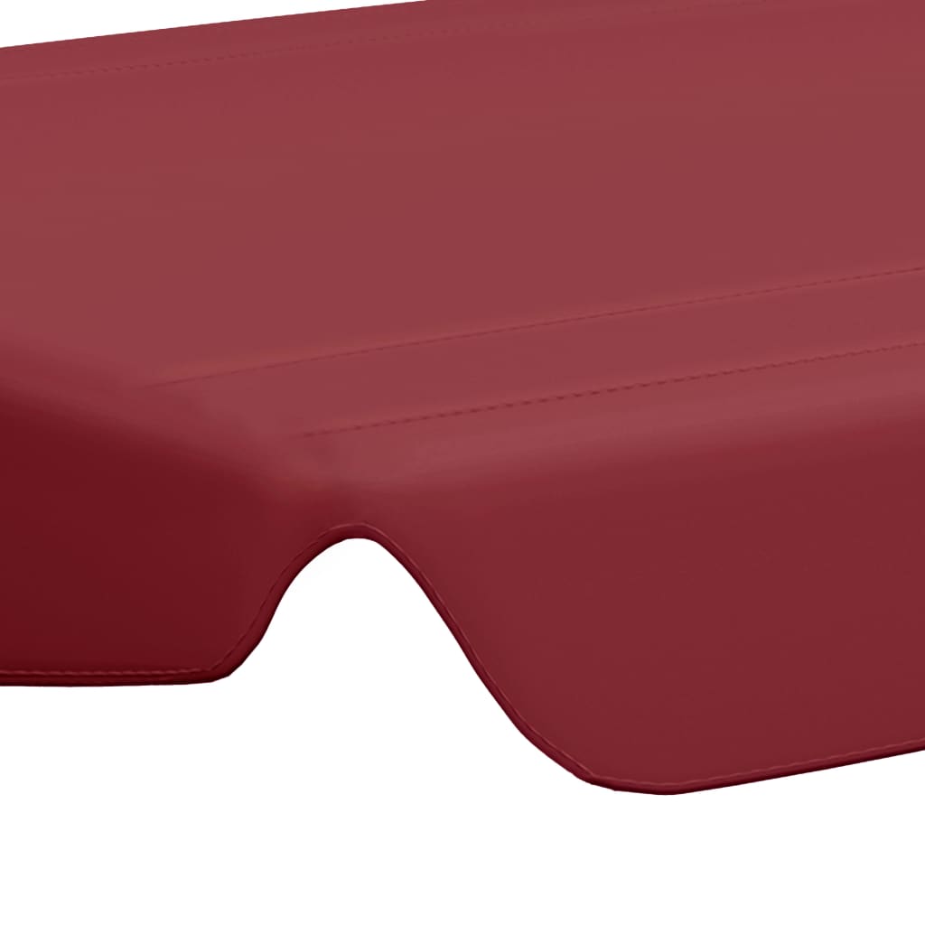vidaXL Toit de rechange balançoire bordeaux 150/130x105/70 cm
