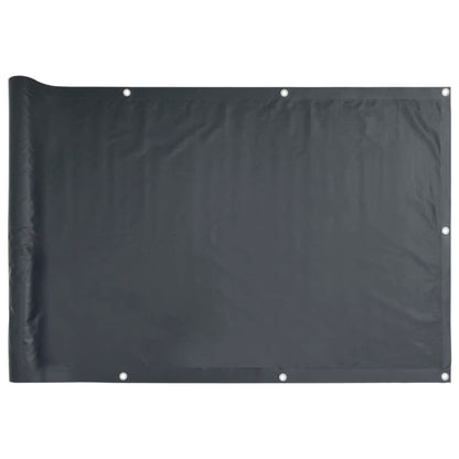 vidaXL Écran de balcon Anthracite 90x500 cm Tissu Oxford