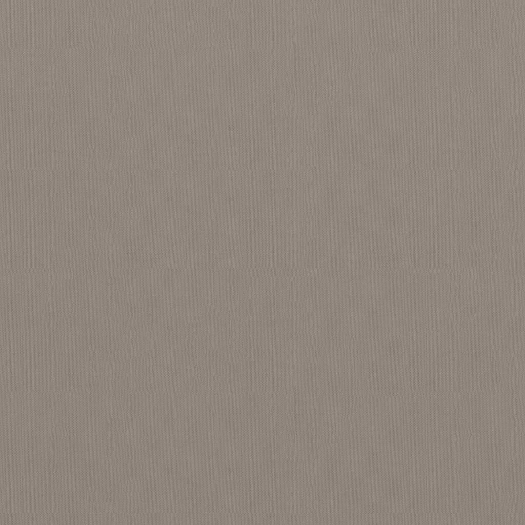 vidaXL Écran de balcon Taupe 90x400 cm Tissu Oxford