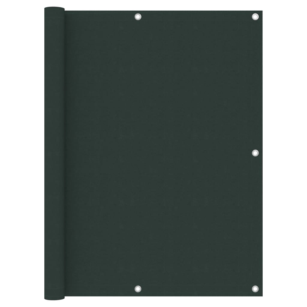 vidaXL Écran de balcon Vert foncé 120x300 cm Tissu Oxford